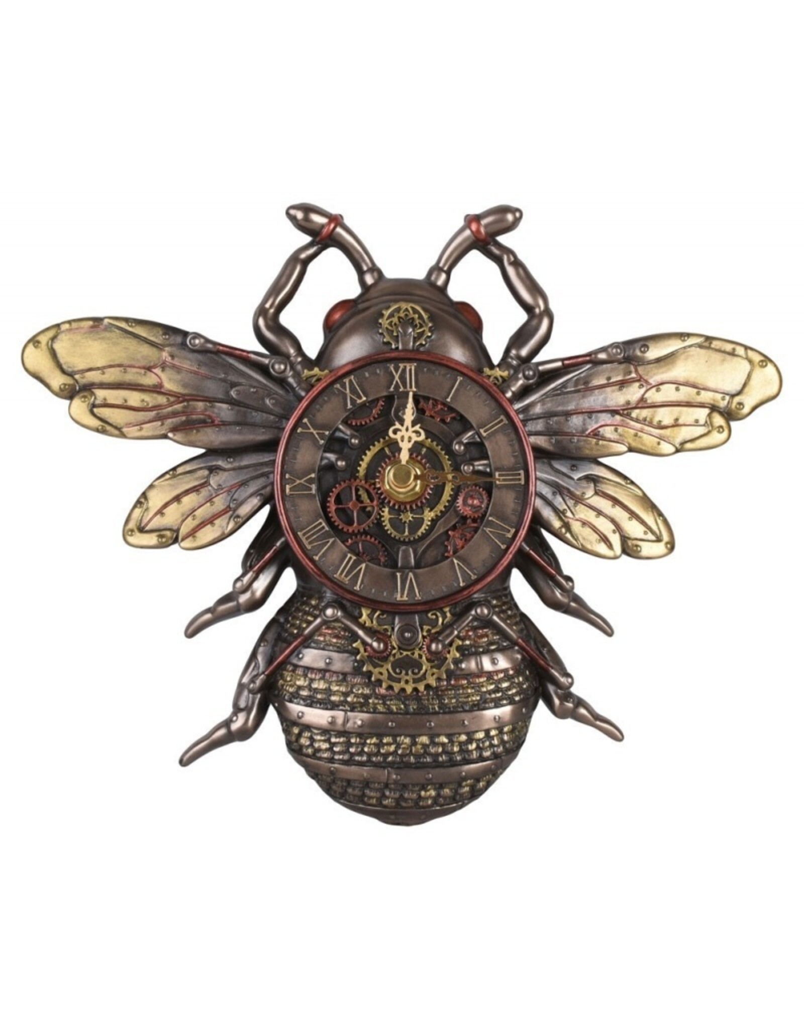 Veronese Design Giftware & Lifestyle - Steampunk Mechanische Honingbij Wandklok