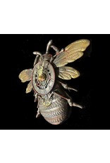 Veronese Design Giftware & Lifestyle - Steampunk Mechanische Honingbij Wandklok