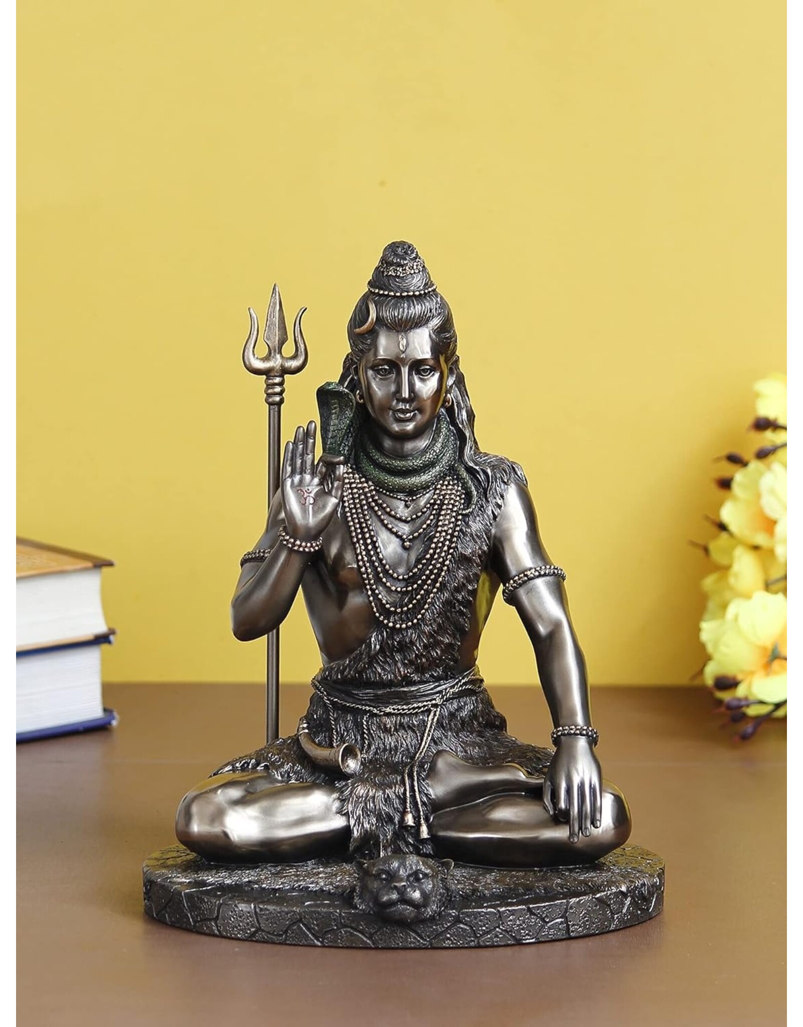 Veronese Design Veronese Design - Shiva Meditating Bronzed statue Veronese Design