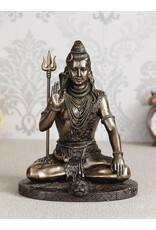 Veronese Design Veronese Design - Shiva Meditating Bronzed statue Veronese Design