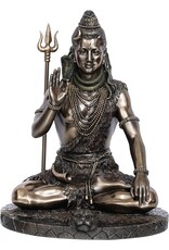 Veronese Design Veronese Design - Shiva Meditating Bronzed statue Veronese Design