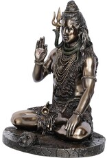 Veronese Design Veronese Design - Shiva Meditating Bronzed statue Veronese Design