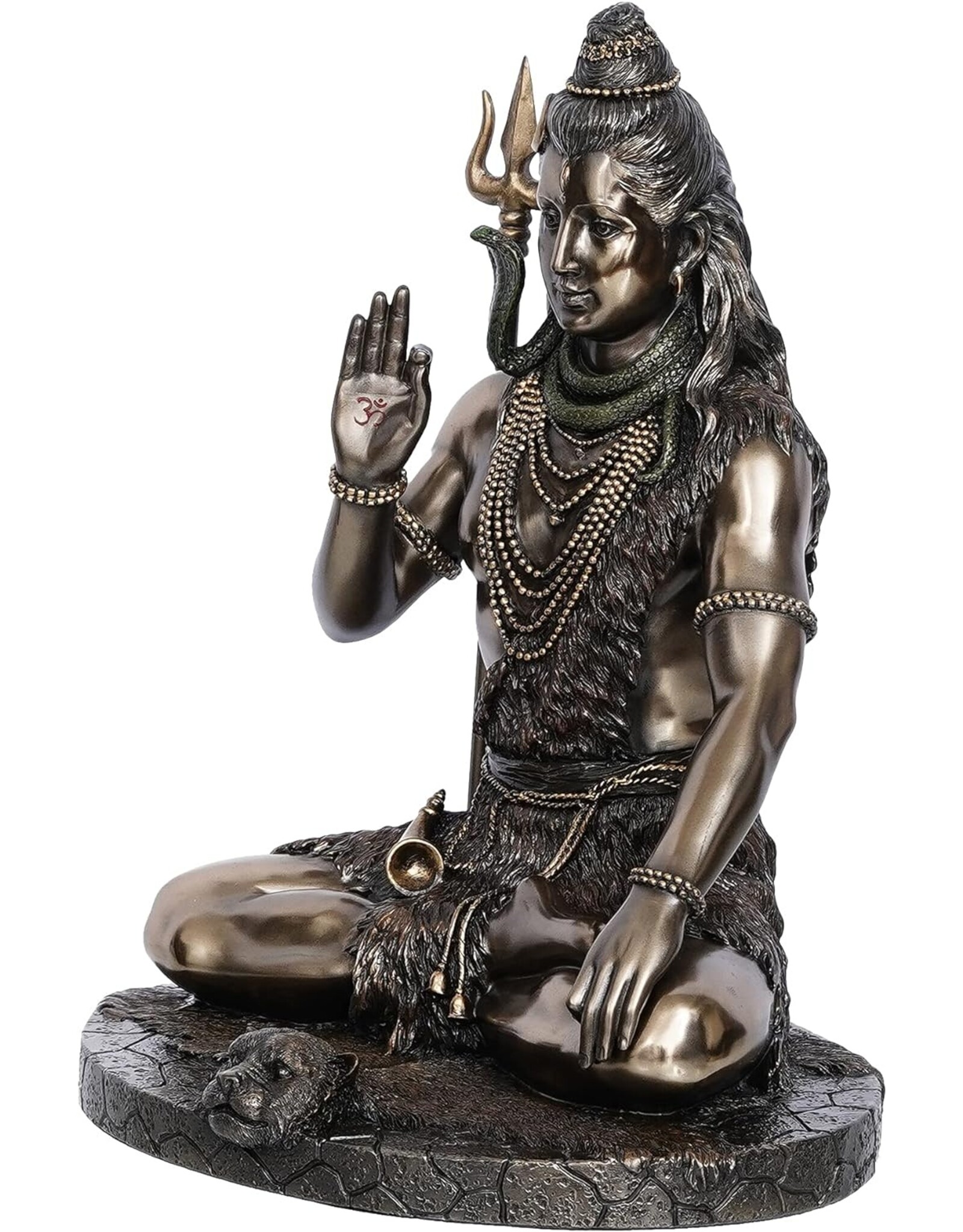 Veronese Design Veronese Design - Shiva Meditating Bronzed statue Veronese Design