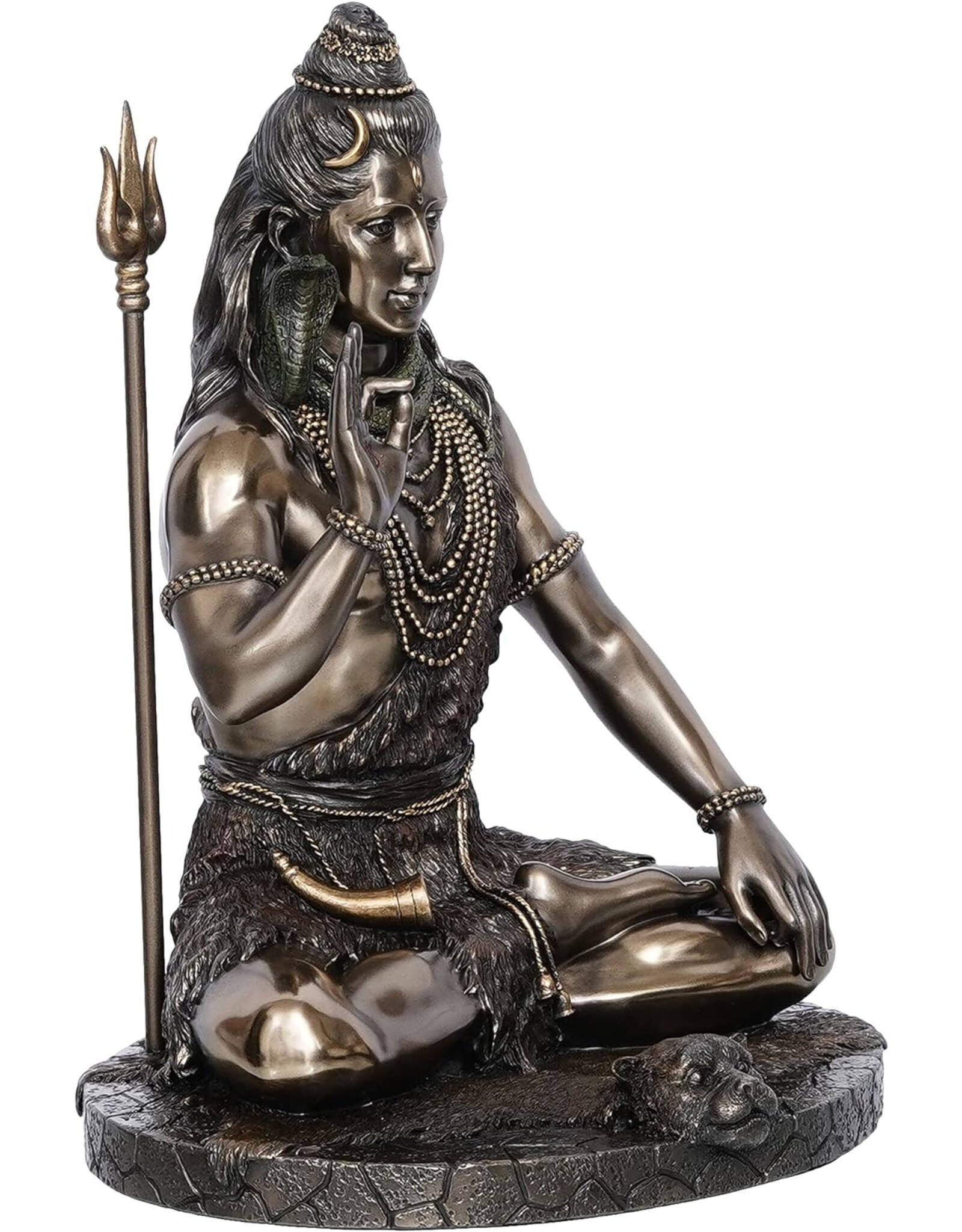 Veronese Design Veronese Design - Shiva Meditating Bronzed statue Veronese Design