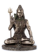 Veronese Design Veronese Design - Shiva Meditating Bronzed statue Veronese Design