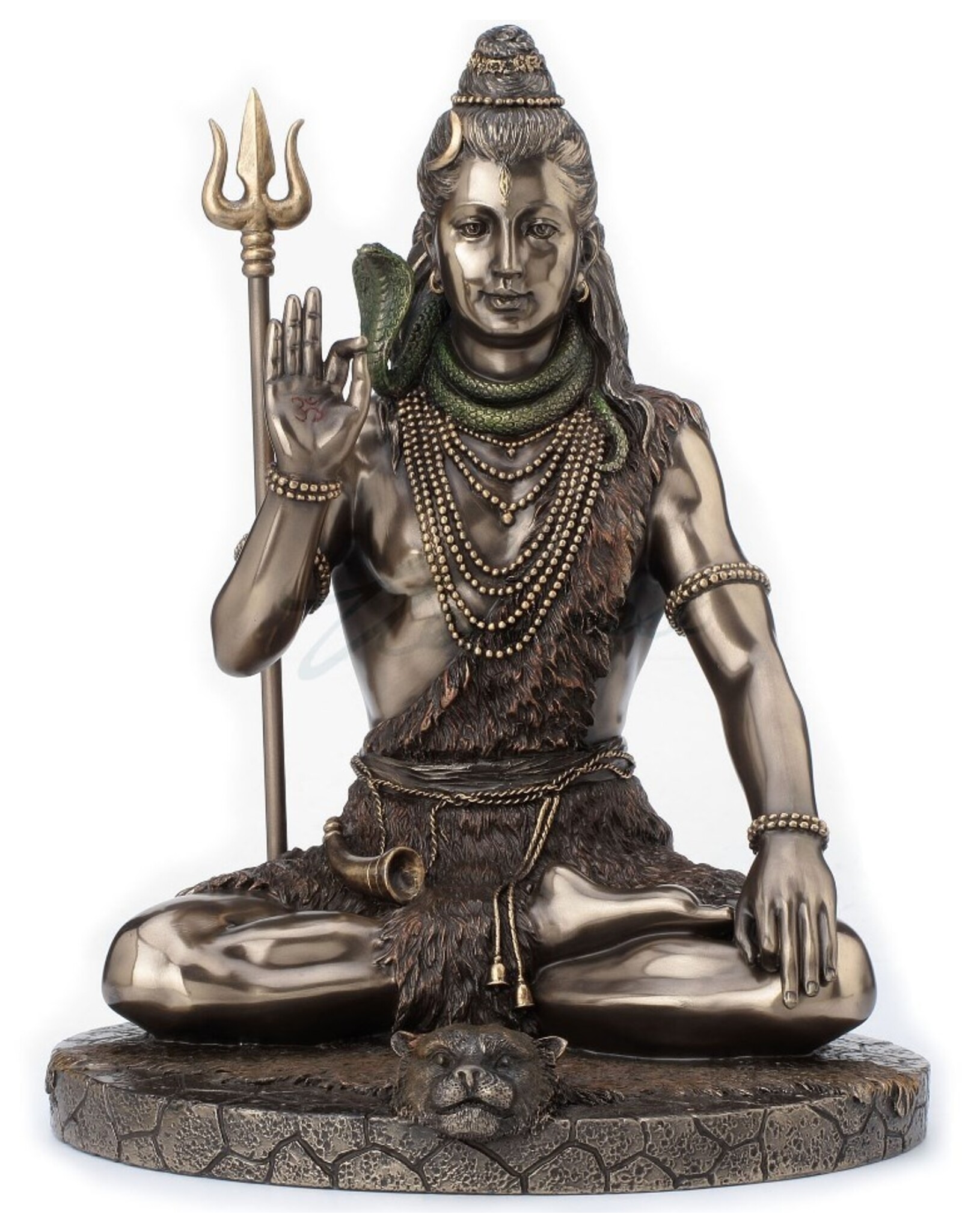 Veronese Design Veronese Design - Shiva Meditating Bronzed statue Veronese Design