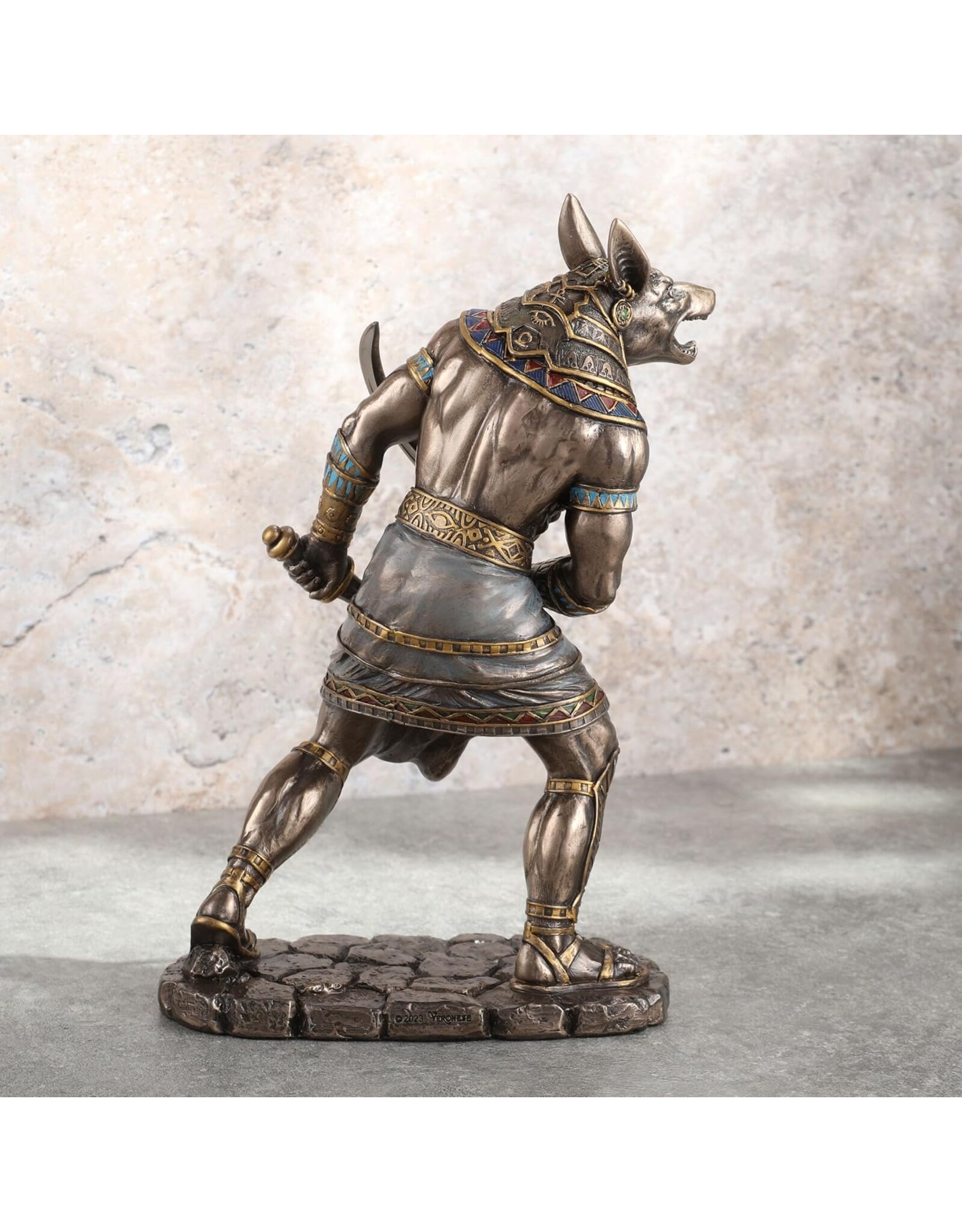 Veronese Design Veronese Design - Egyptian God Anubis with Dual Khopesh