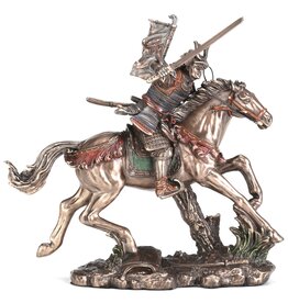 Veronese Design Samurai with Katana on Horse Veronese Design