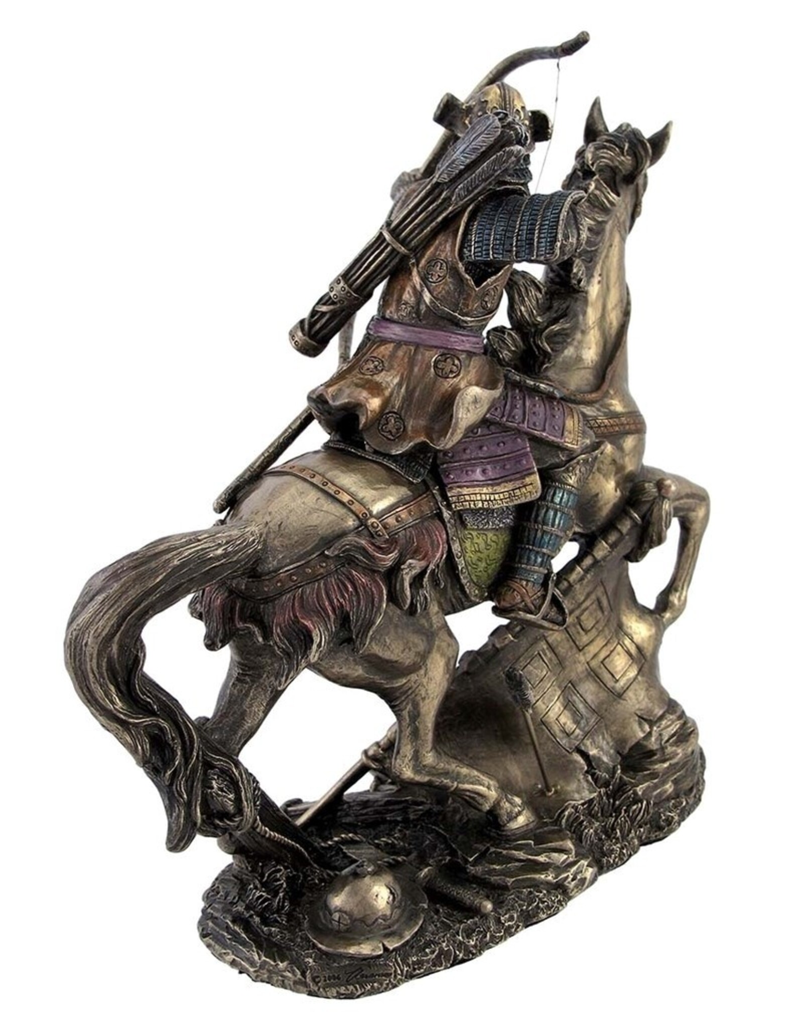 Veronese Design Veronese Design - Samurai with Bow on Horse Veronese Design