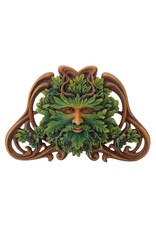 Veronese Design Miscellaneous - Greenman WINTER (mini) Wall Plaque