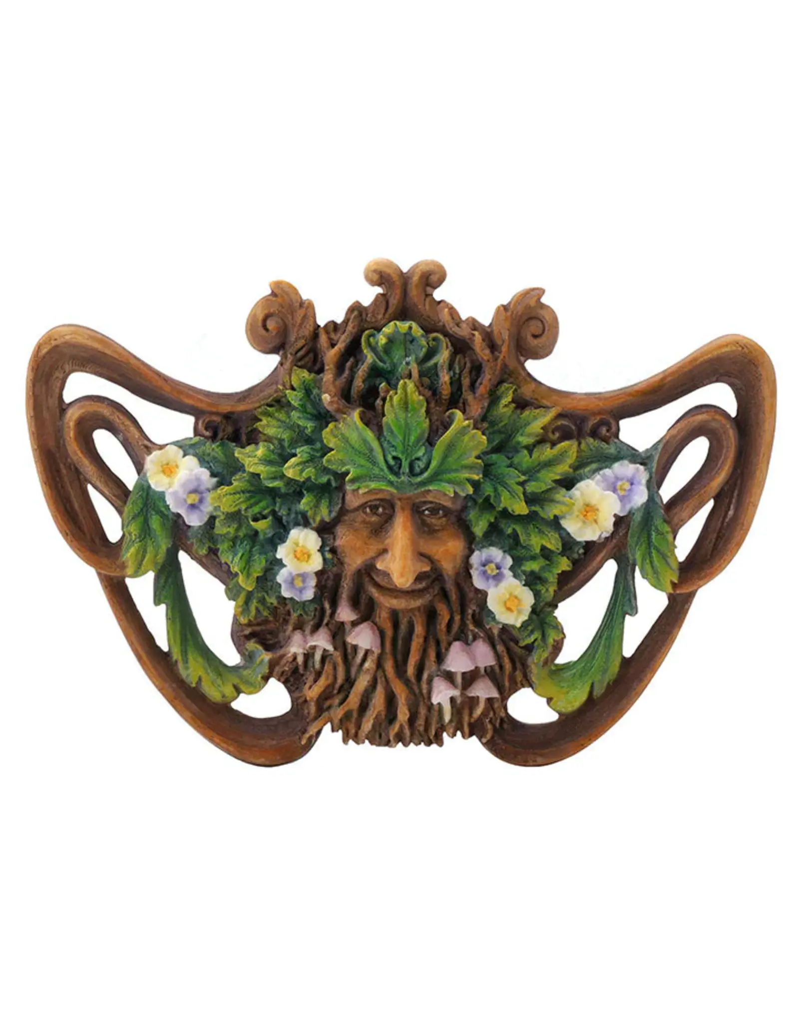 Veronese Design Miscellaneous - Greenman SPRING (mini) Wall Plaque