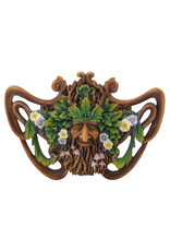 Veronese Design Miscellaneous - Greenman SPRING (mini) Wall Plaque