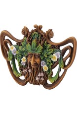 Veronese Design Miscellaneous - Greenman SPRING (mini) Wall Plaque