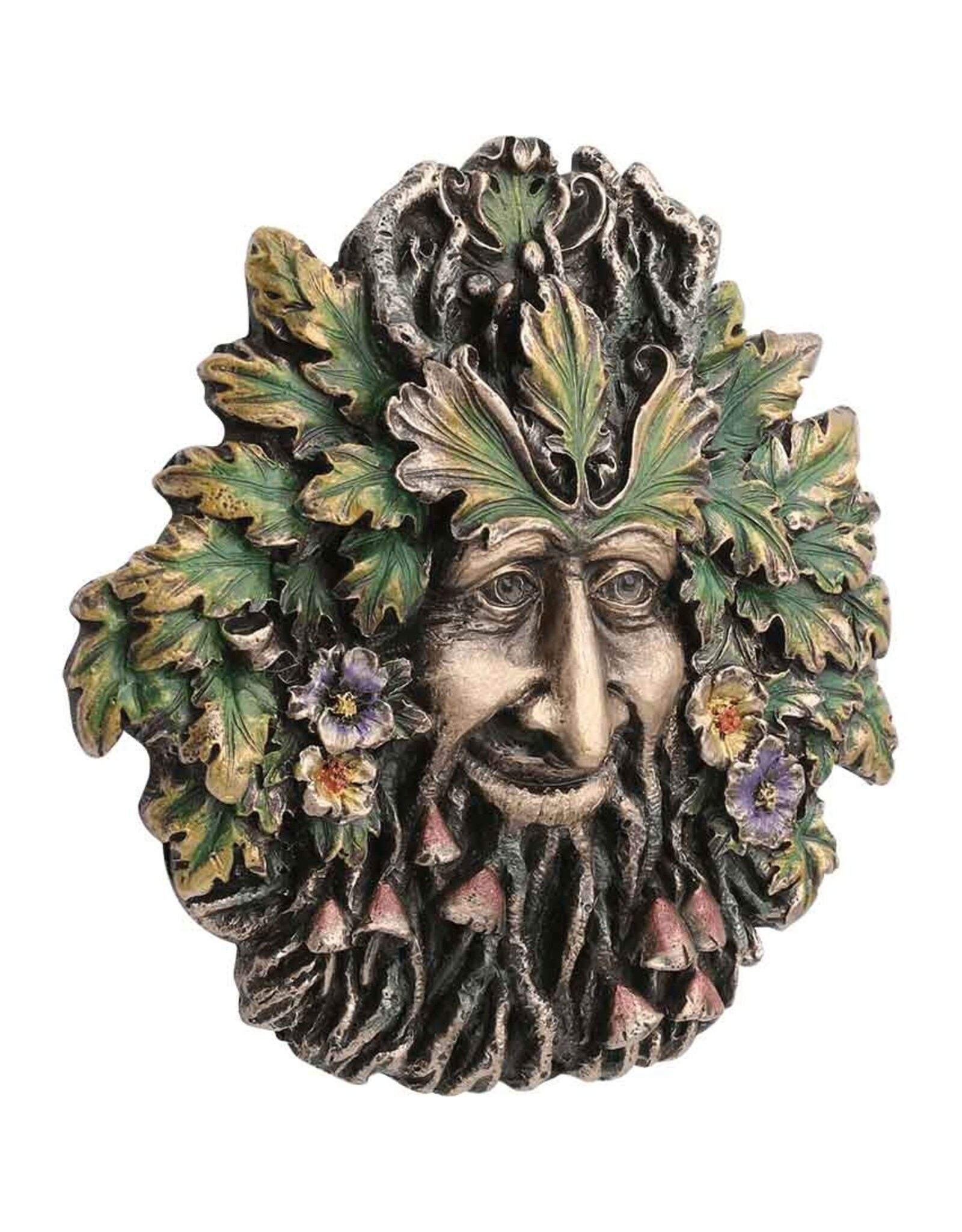 Veronese Design Miscellaneous - Greenman SUMMER (mini) Wall Plaque Veronese Design