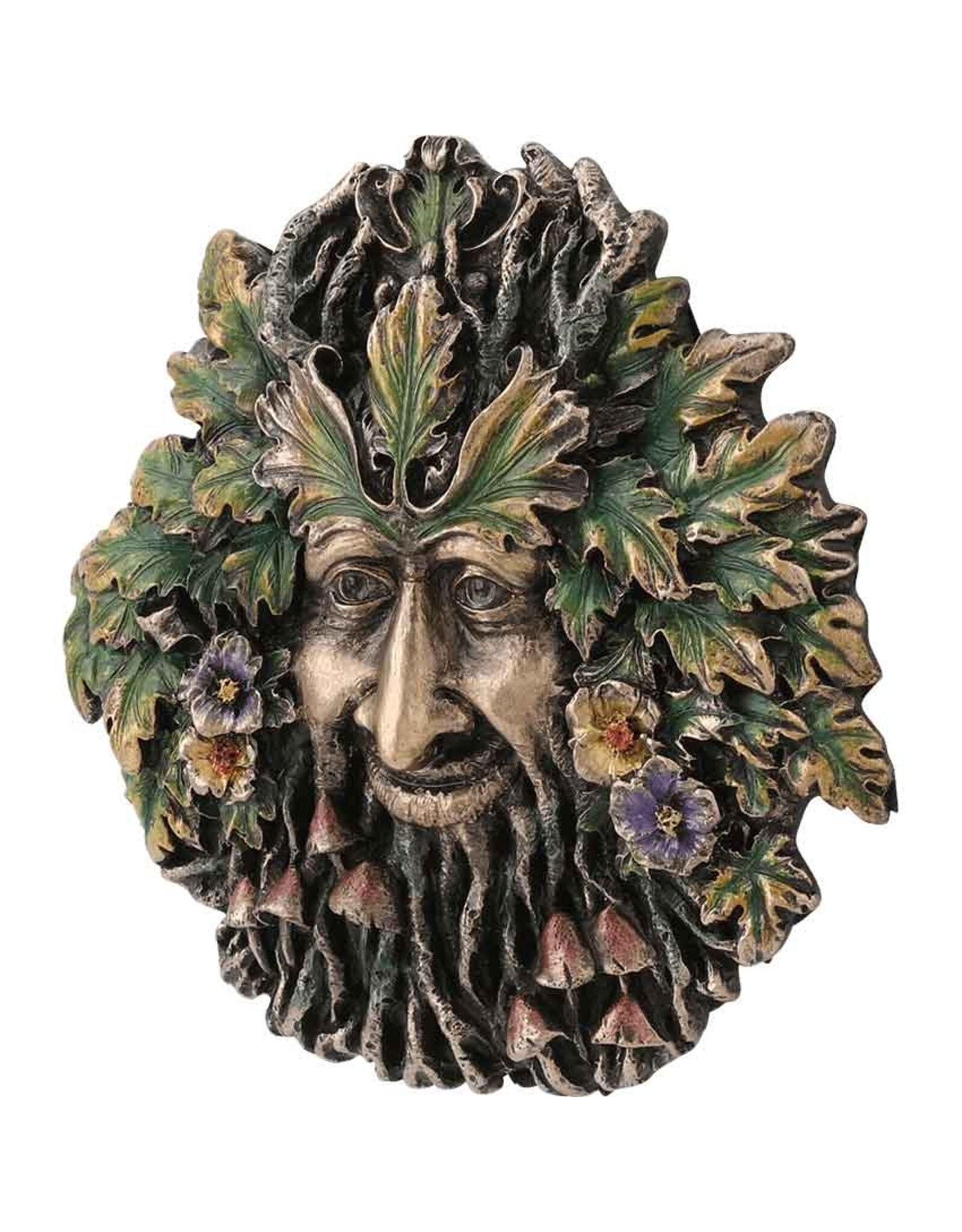 Veronese Design Miscellaneous - Greenman SUMMER (mini) Wall Plaque Veronese Design