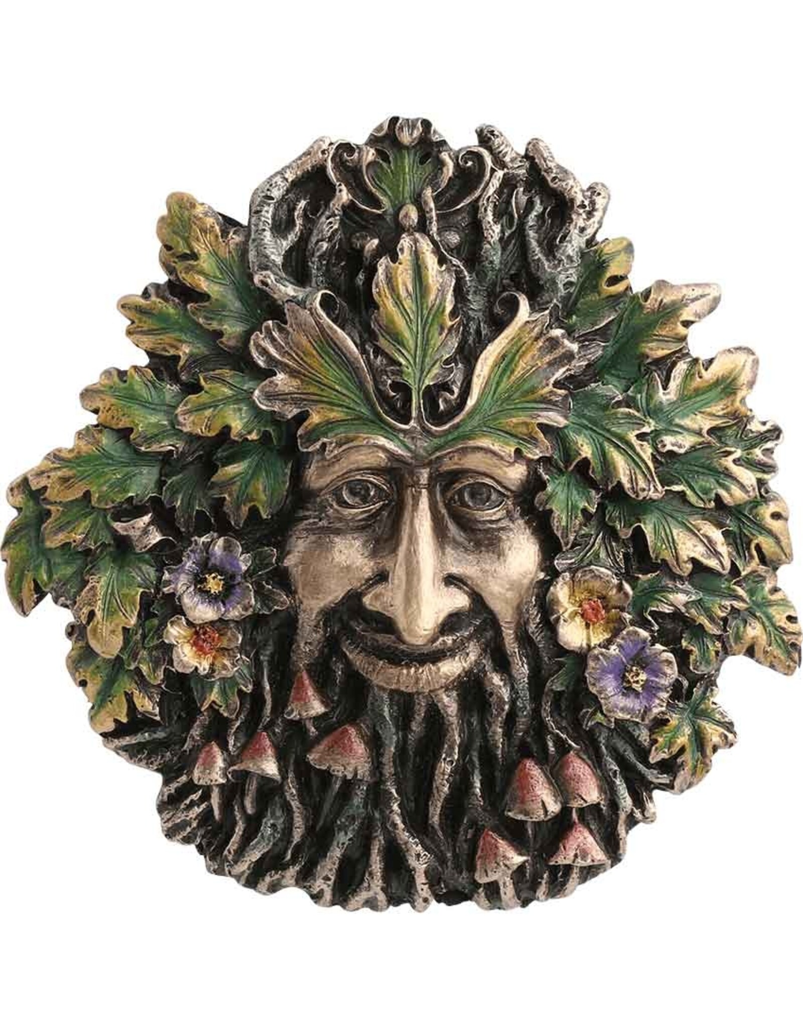 Veronese Design Miscellaneous - Greenman SUMMER (mini) Wall Plaque Veronese Design