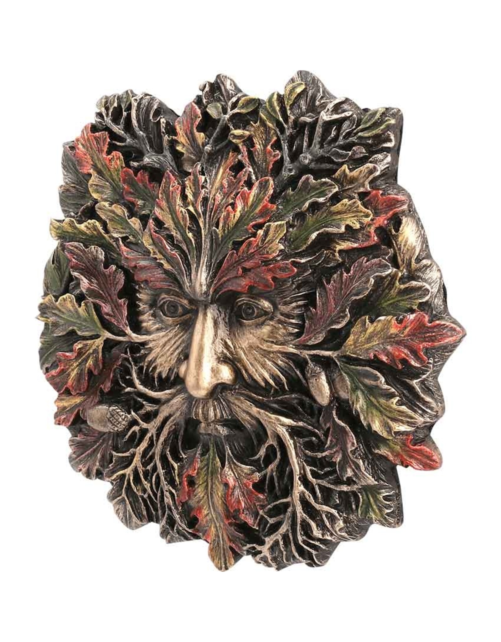 Veronese Design Miscellaneous - Greenman AUTUMN EQUINOX (mini) Wall Plaque