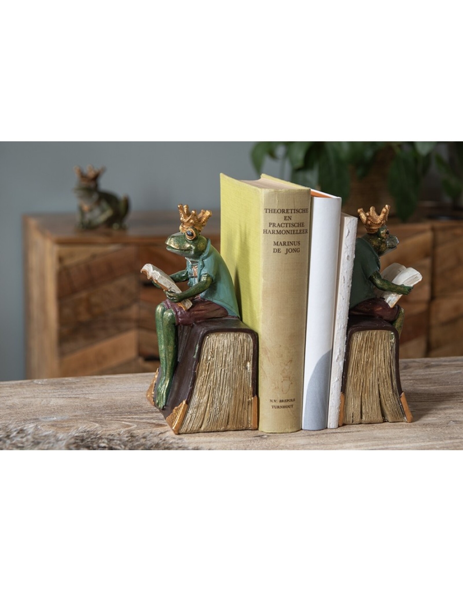 C&E Miscellaneous - Frog Prince Bookends Frog Set of 2