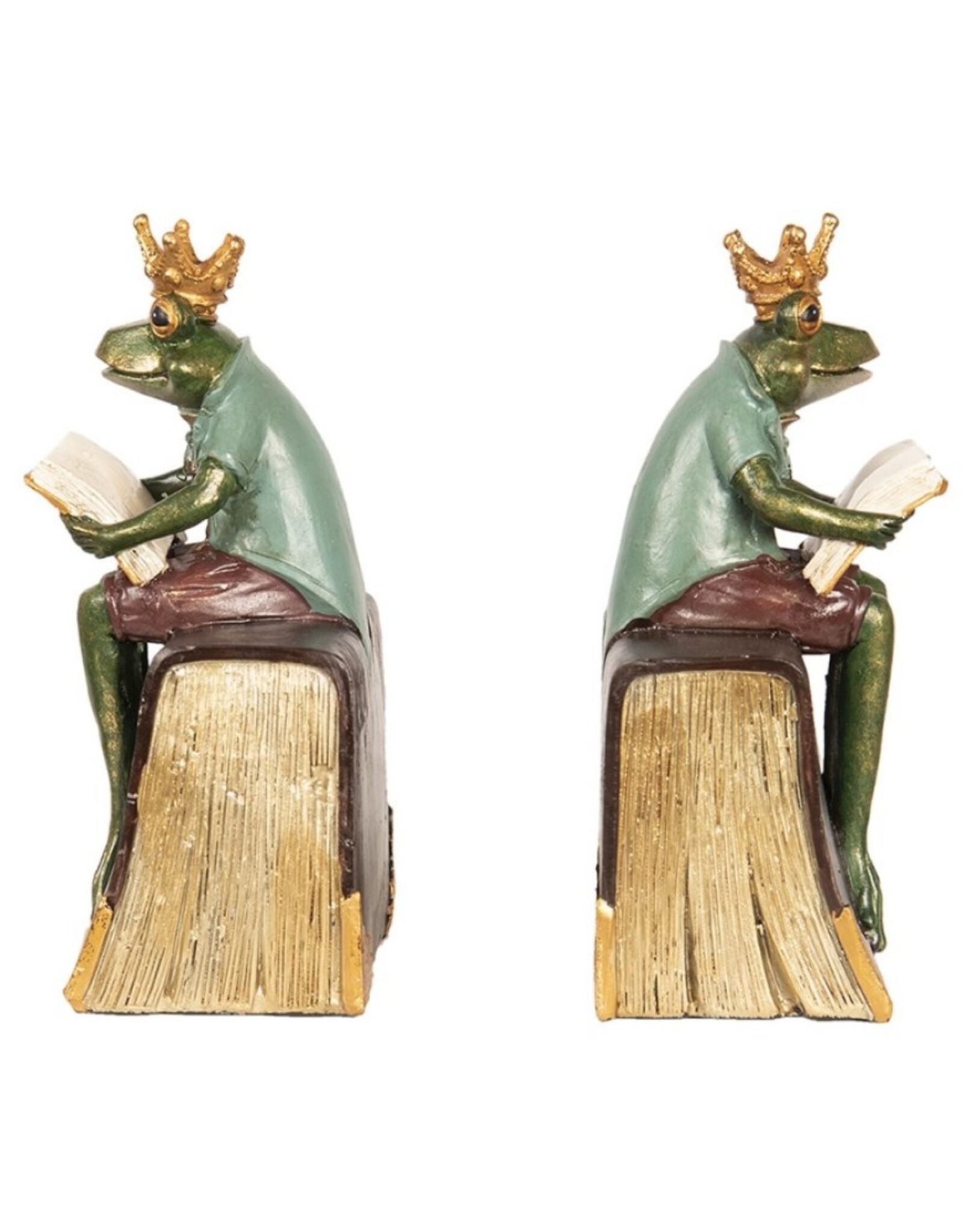 C&E Miscellaneous - Frog Prince Bookends Frog Set of 2