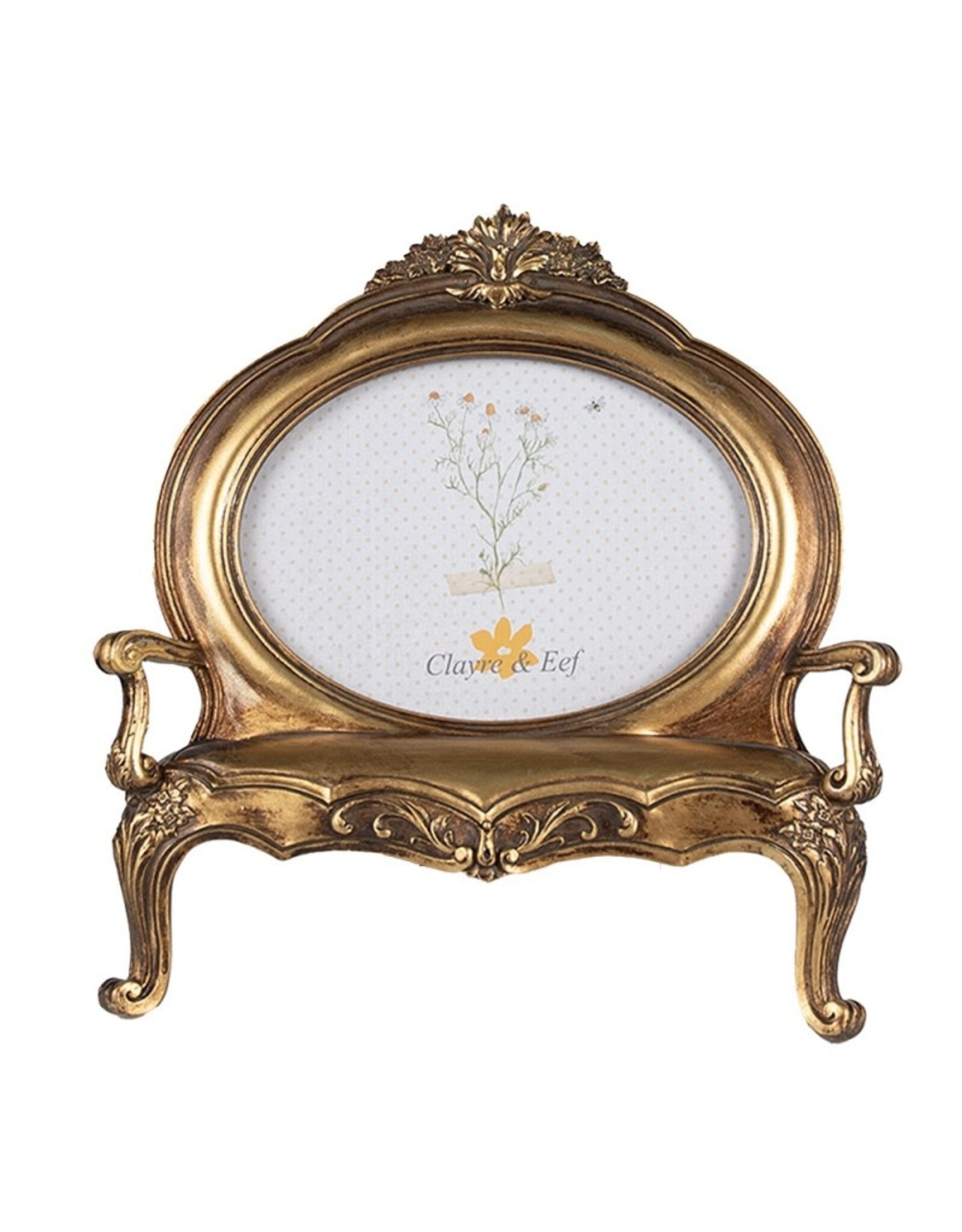 C&E Miscellaneous - Baroque Photoframe Bench gold color