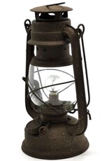 Trukado Giftware & Lifestyle -  Stormlantaarn metaal roest Vintagelook (LED-licht)