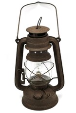 Trukado Giftware & Lifestyle -  Stormlantaarn metaal roest Vintagelook (LED-licht)