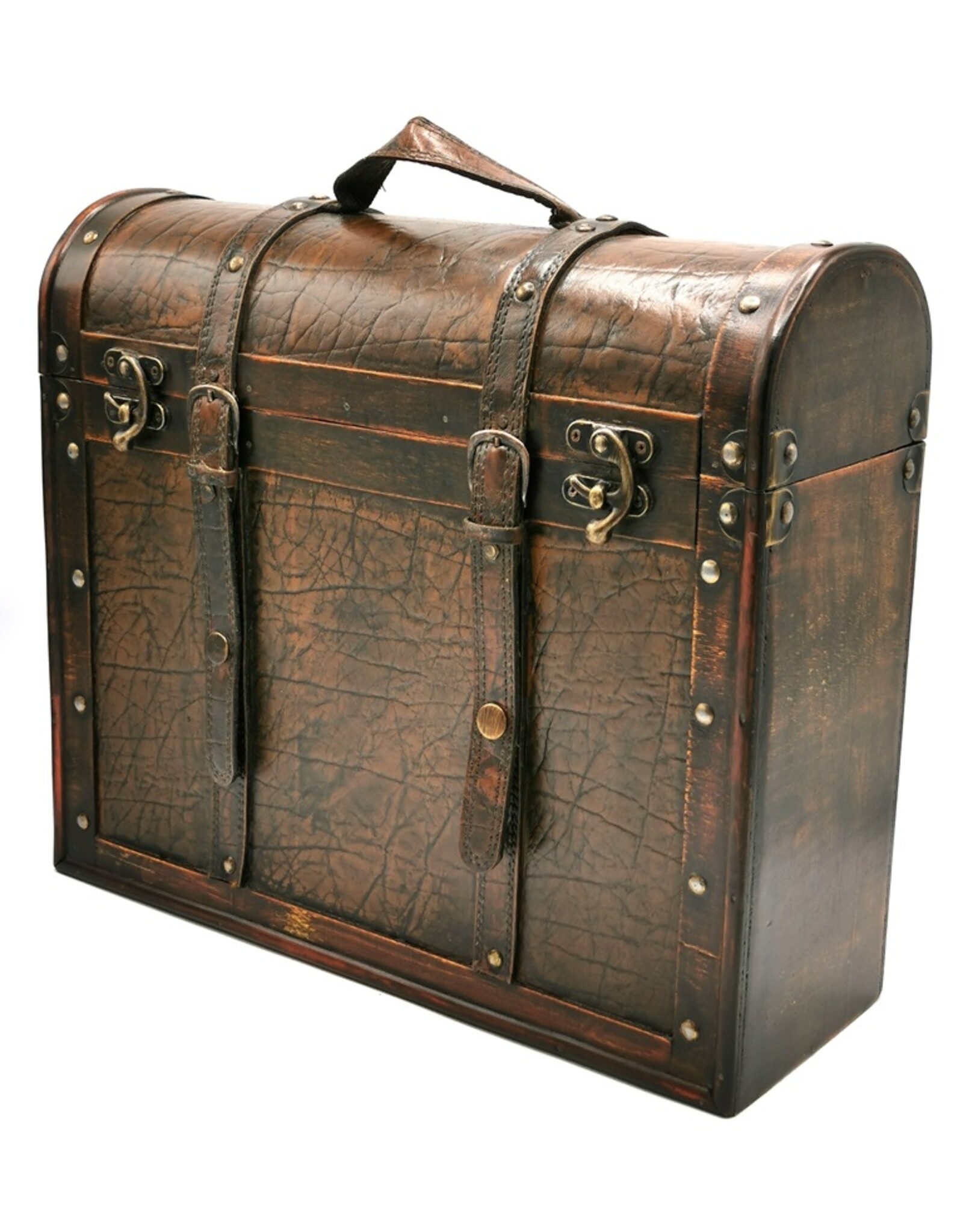 Stip Miscellaneous - Wooden Vintage Suitcase finished with Eco-Leather