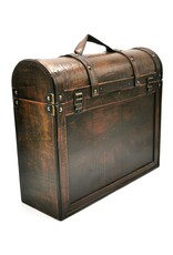 Stip Miscellaneous - Wooden Vintage Suitcase finished with Eco-Leather