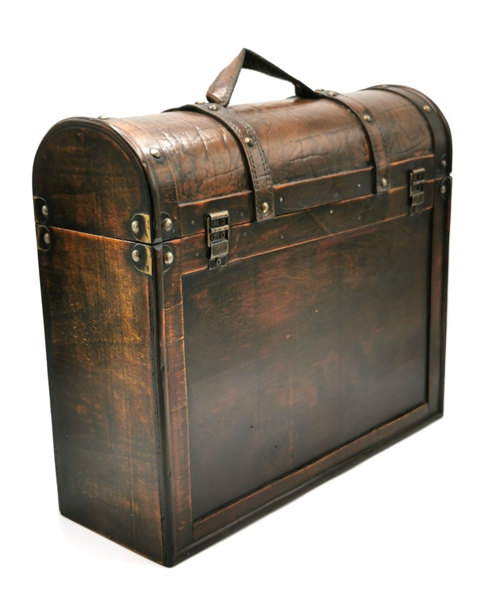 Stip Miscellaneous - Wooden Vintage Suitcase finished with Eco-Leather