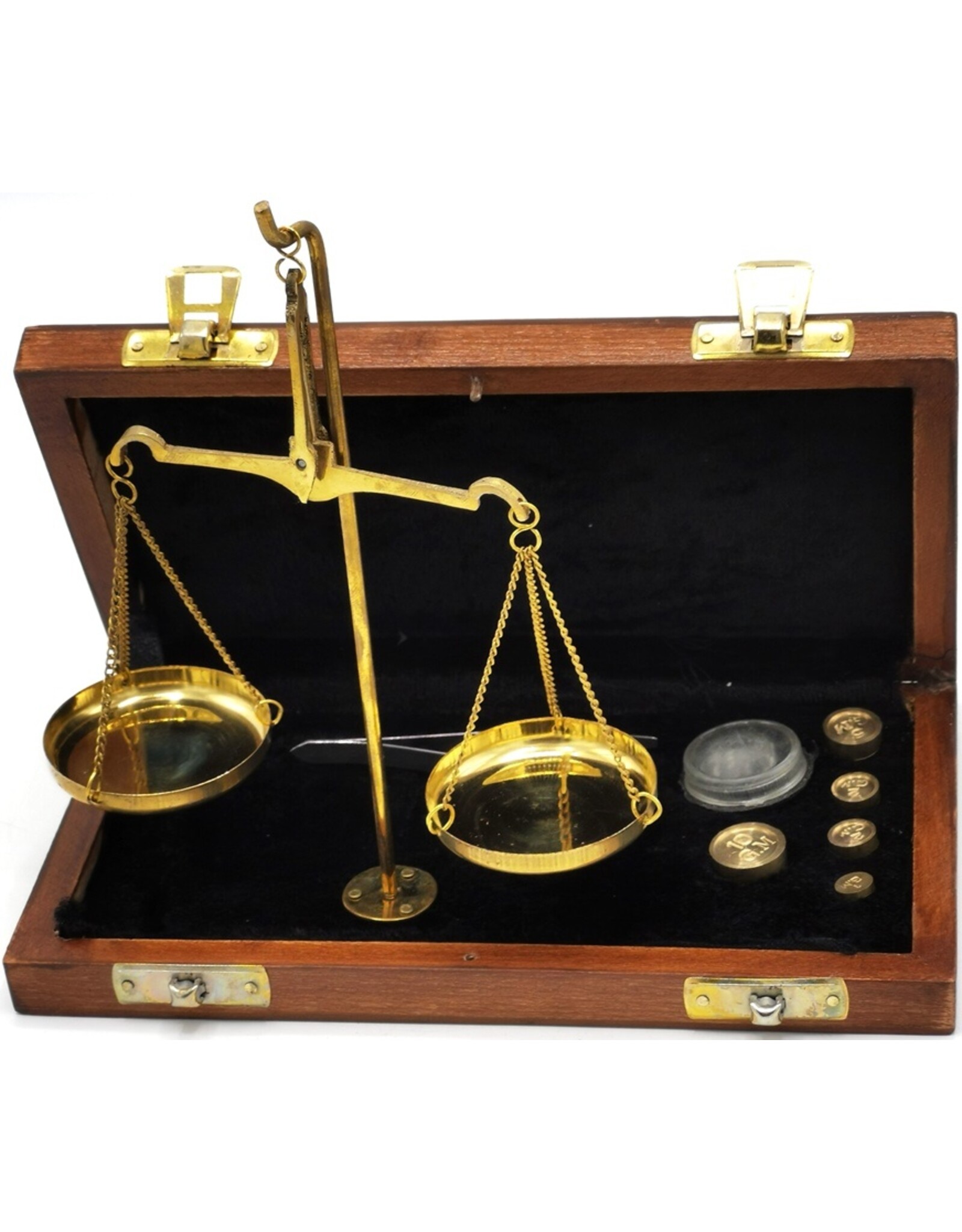 Trukado Miscellaneous - Brass Small Scale in Wooden Box