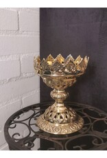 Trukado Giftware & Lifestyle - Baroque Candlestick "Crown" (brass)