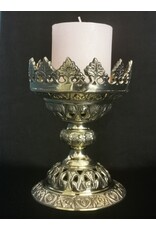 Trukado Giftware & Lifestyle - Baroque Candlestick "Crown" (brass)