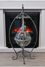 Trukado Miscellaneous - Hanging Lantern with Floating Glass Sphere on Standard large