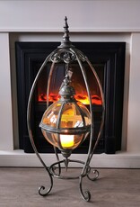 Trukado Miscellaneous - Hanging Lantern with Floating Glass Sphere on Standard large