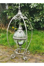 Trukado Miscellaneous - Hanging Lantern with Floating Glass Sphere on Standard (M)