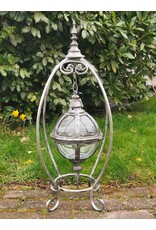 Trukado Miscellaneous - Hanging Lantern with Floating Glass Sphere on Standard (M)