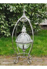 Trukado Miscellaneous - Hangende Lantaarn  met Zwevende Glazen Bol op Standaard (SET)