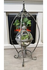 Trukado Miscellaneous - Hanging Lantern with Floating Glass Sphere on Standard (SET)