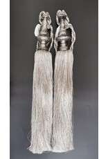 Dutch Style Miscellaneous - Tassel Baroque Style Silver Gray (Large)