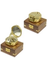 Trukado Giftware and Collectables - Brunton Compass with level gouge in wooden box