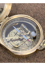 Trukado Giftware and Collectables - Brunton Compass with level gouge in wooden box (replica)
