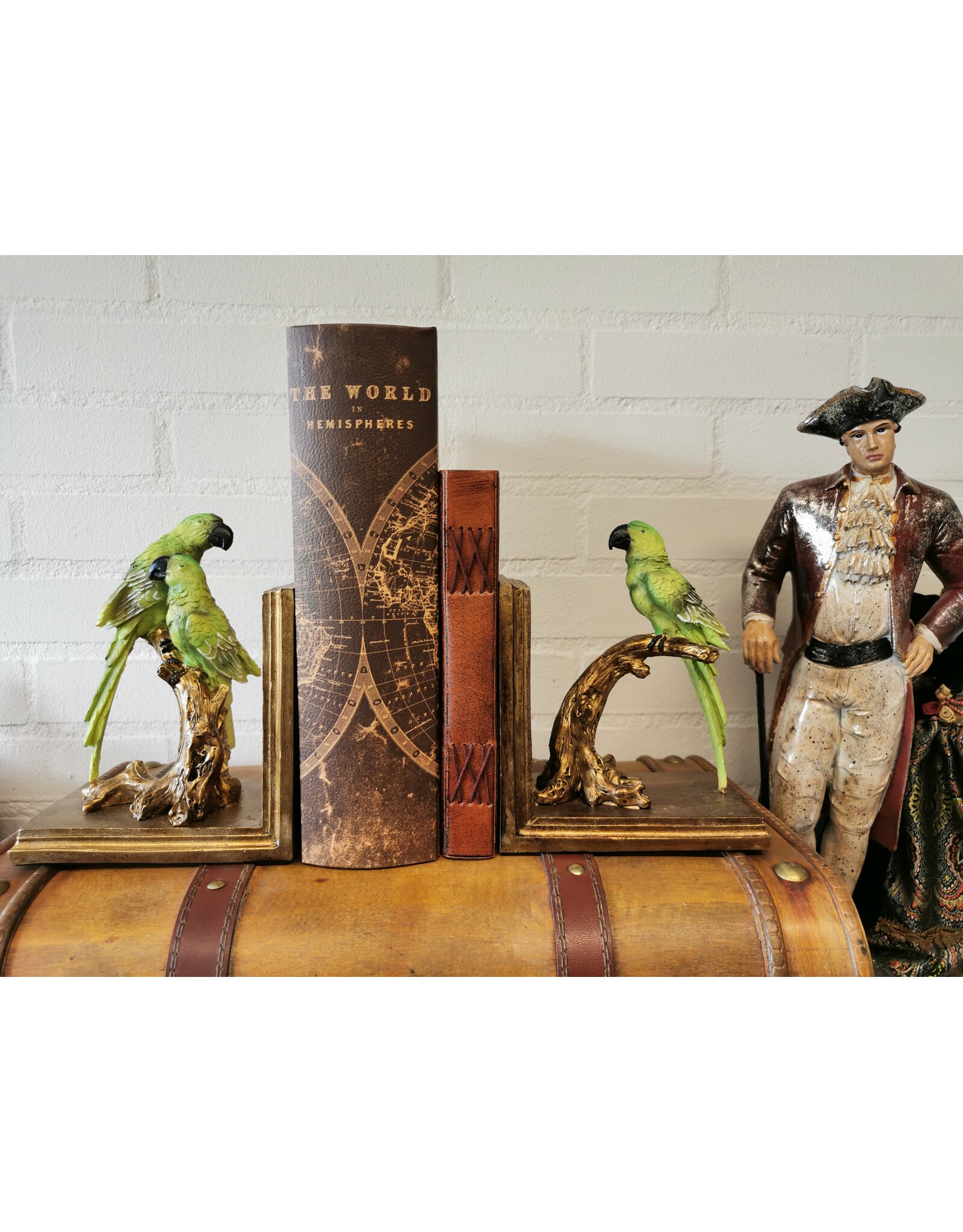 Dutch Style Miscellaneous - Parrots Bookends Set of 2