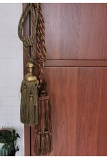 Dutch Style Miscellaneous - Tassel Baroque Style 35cm Tieback Green