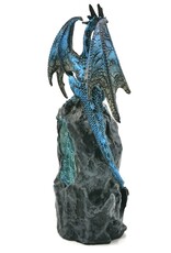 Alator Giftware Figurines Collectables - Frostwing's Gateway Figurine Blue Dragon Crystal LED 27cm