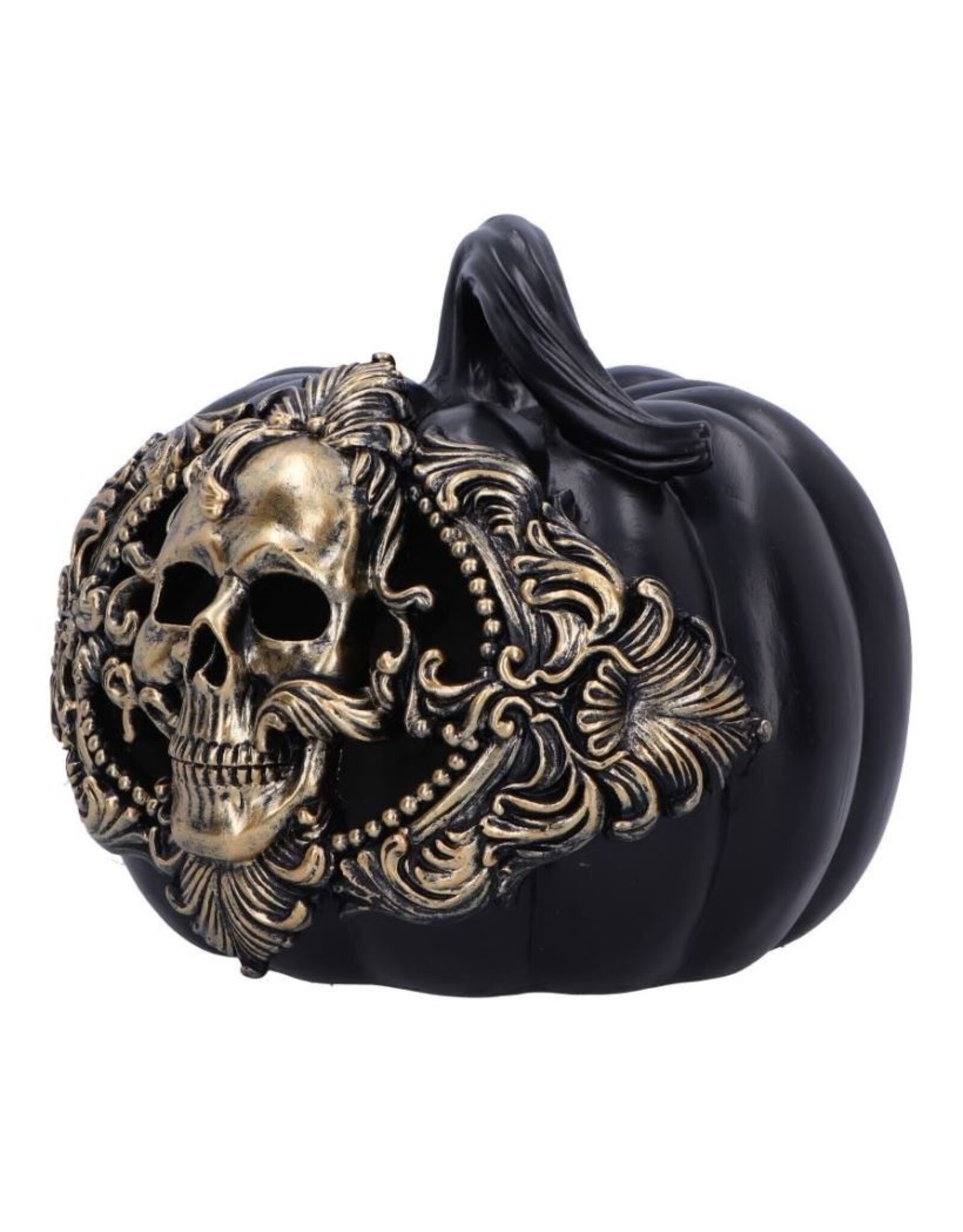 NemesisNow Giftware & Lifestyle - Baroque Harvest Pompoenschedel Ornament met LED