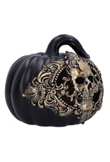 NemesisNow Giftware & Lifestyle - Baroque Harvest Pumpkin Skull Ornament with LED