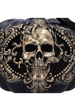 NemesisNow Giftware & Lifestyle - Baroque Harvest Pumpkin Skull Ornament with LED