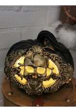 NemesisNow Giftware & Lifestyle - Baroque Harvest Pompoenschedel Ornament met LED