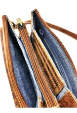 DSTRCT Leather bags - BeasyBag Leather Shoulder Bag - Festival Bag - Crackle leather