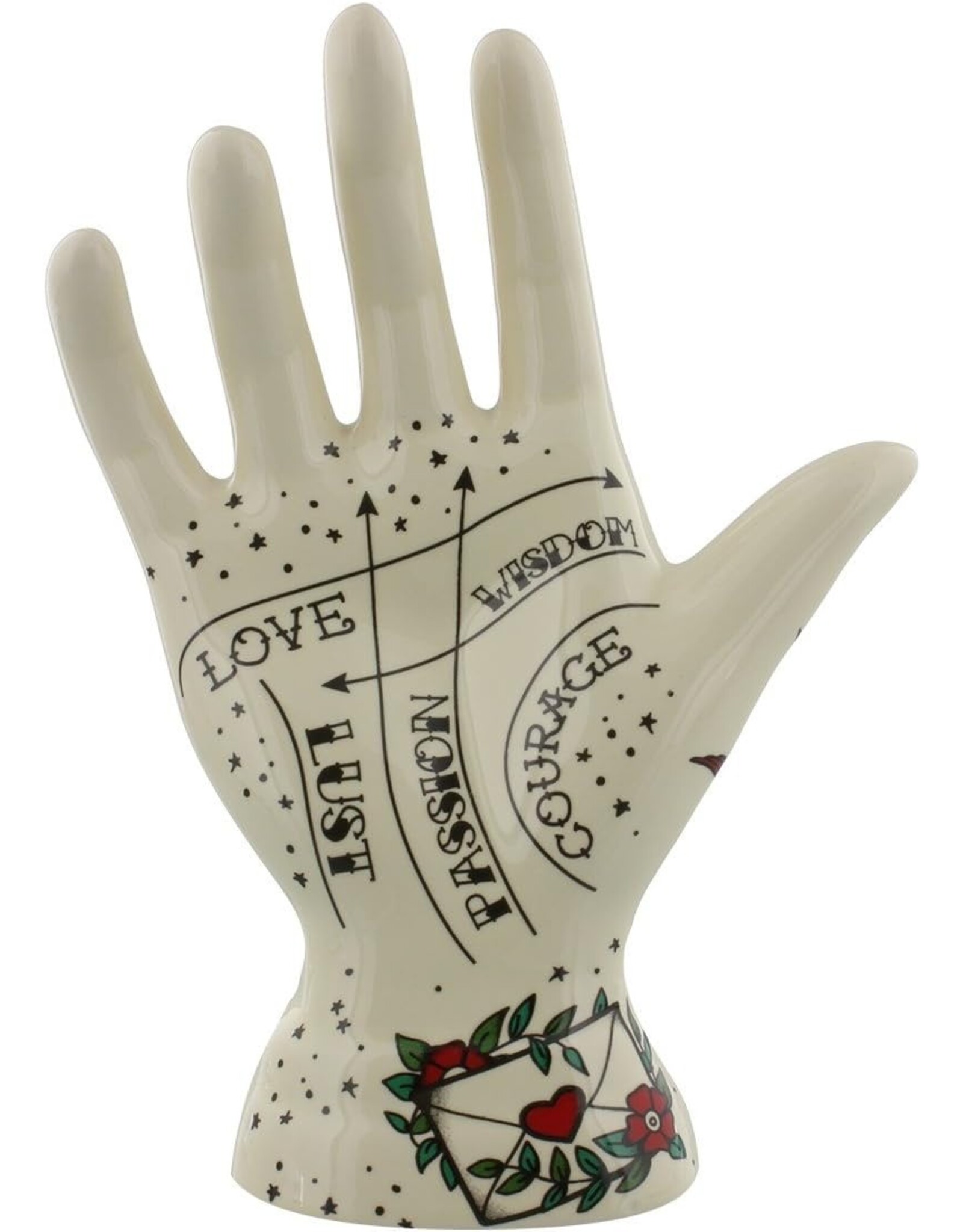 SMD Miscellaneous -  Palmistry  Tattoo Hand Ornament Love & Roses